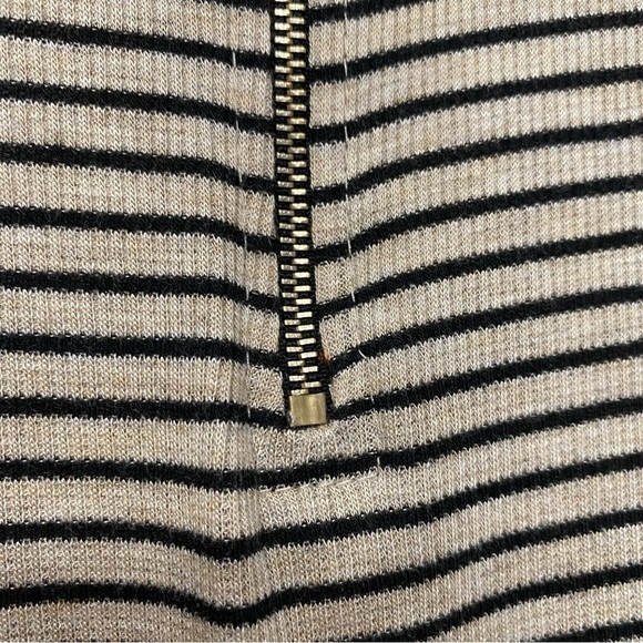 🆕 Blu Pepper Short Sleeve Striped Dress Medium - Picture 12 of 15